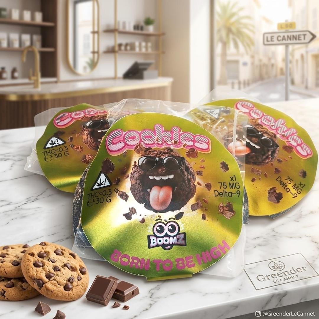 Cookie Boomz D9 75mg – Cookie THC D9 Puissant & Gourmand | Greender CBD
